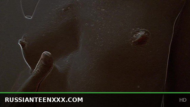 Slim teen with cum on tongue. Cartoon 3D