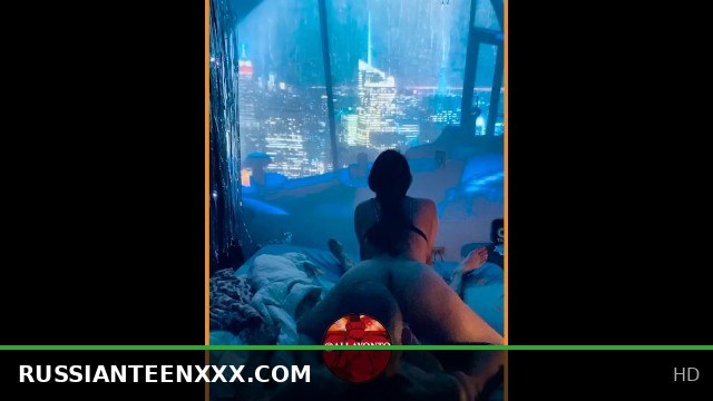 Romantic section during storm with big ass Latina 18+ fucked by tattooed skinny guy Spectacular porn