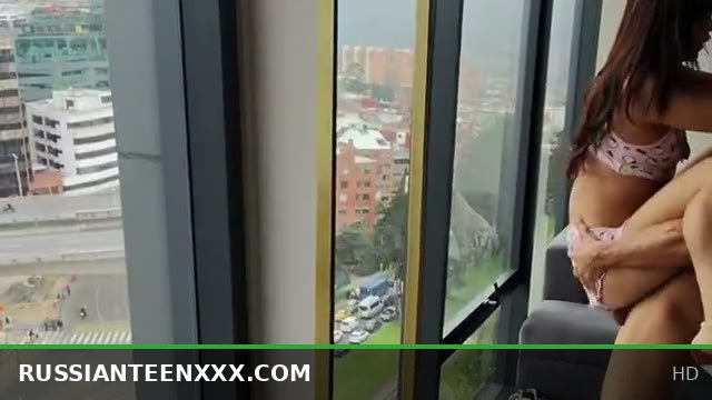 18 year old Latina brunette gets pounded at boyfriends apartment. POV doggystyle and carry fuck while wearing Nike socks and slippers